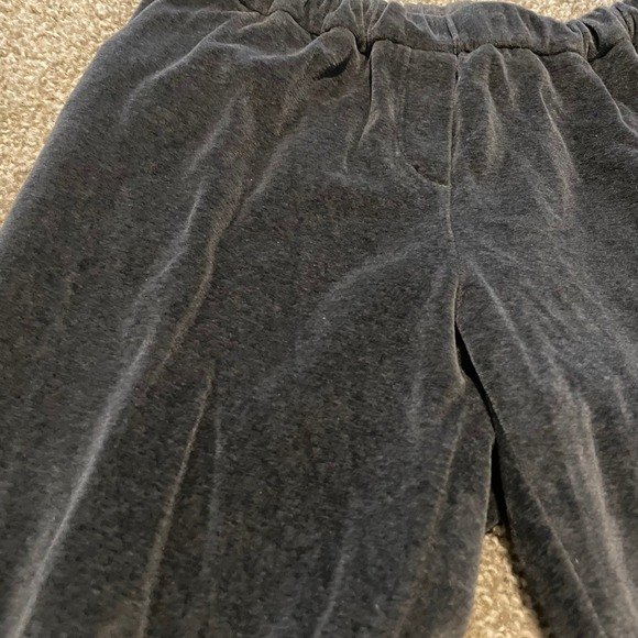Fabiana Fillipi Velvet joggers pants S gray classic designer boho casual - Picture 2 of 4